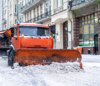 Odśnieżanie dróg w Sołectwie Łężyce